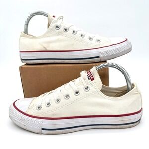 Converse Chuck Taylor All Star Sneaker Mens 6/ Womens 8 White Canvas Lace Up